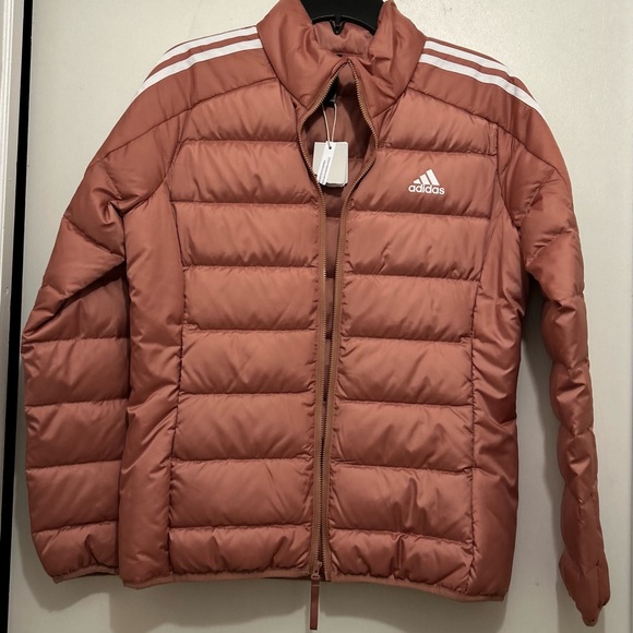 adidas Jackets & Blazers - NWT Women’s Adidas Coral Puffer Jacket